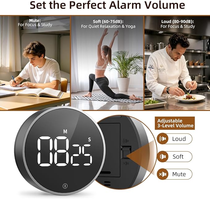 VOCOO Digital Kitchen Timer - Image 5