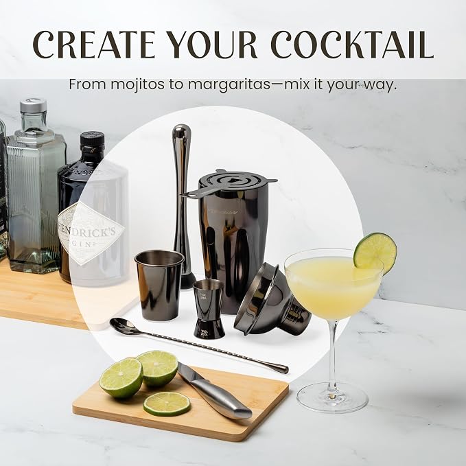 Modern Mixology Pro-Graded Cocktail Shaker Set - Image 4