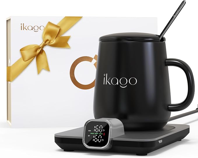 Coffee Mug Warmer & iKago Mug Set, Accurate Temperature Control Smart Heated Mug - Image 2