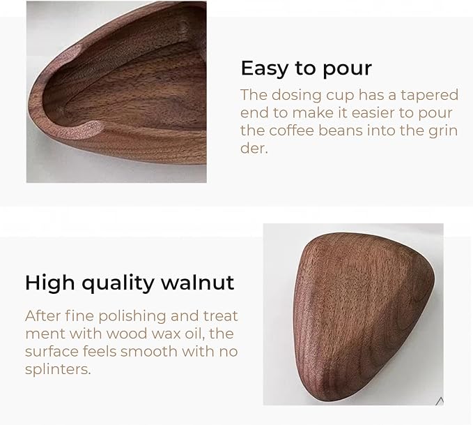 Wooden Coffee Bean Dosing Cup - Image 4