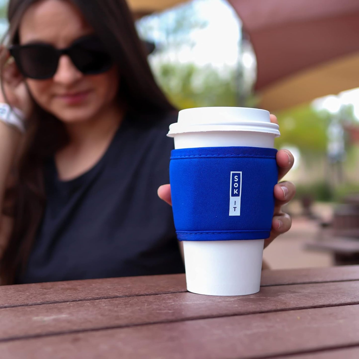 Sok It HotSok Coffee & Tea Reusable Insulated Neoprene Cup Sleeve (Well Read)