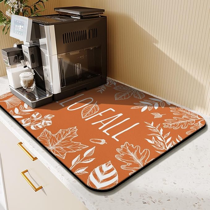 Fun Coffee Mat 23inx15in, Coffee Bar Mat - Image 2