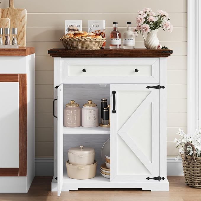 Farmhouse Sideboard Buffet Cabinet - Image 7