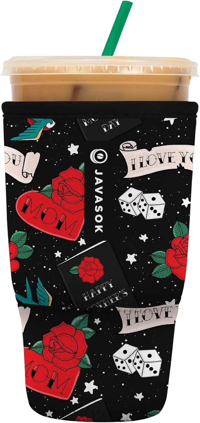 Sok It JavaSok Iced Coffee & Cold Soda Insulated Neoprene Cup Sleeve by SokIt
