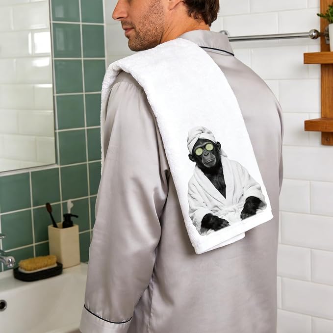 CUTHOLLOW Fun Gorillas Decorative Kitchen Towels Set of 4, 15.74"x23.62" - Image 6