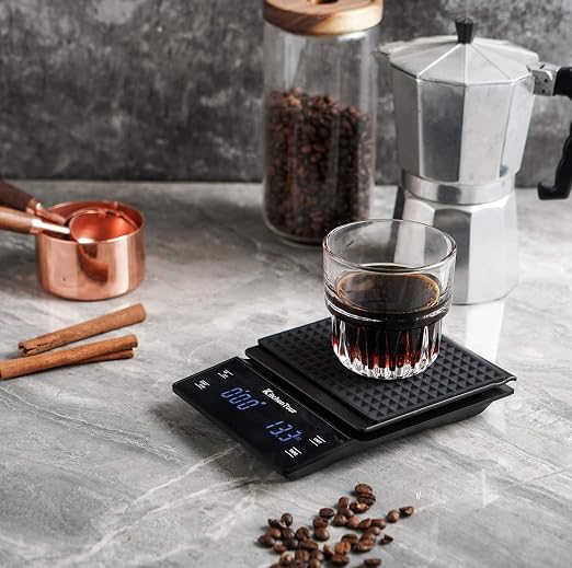 KitchenTour Coffee Scale with Timer 3kg/0.1g High Precision Pour Over Drip - Image 6