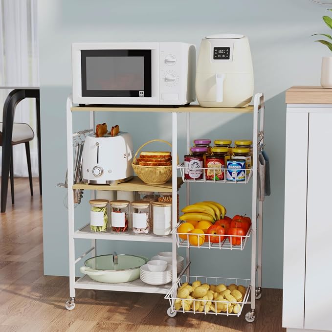 HapiRm Rolling Kitchen Microwave Cart by HapiRm