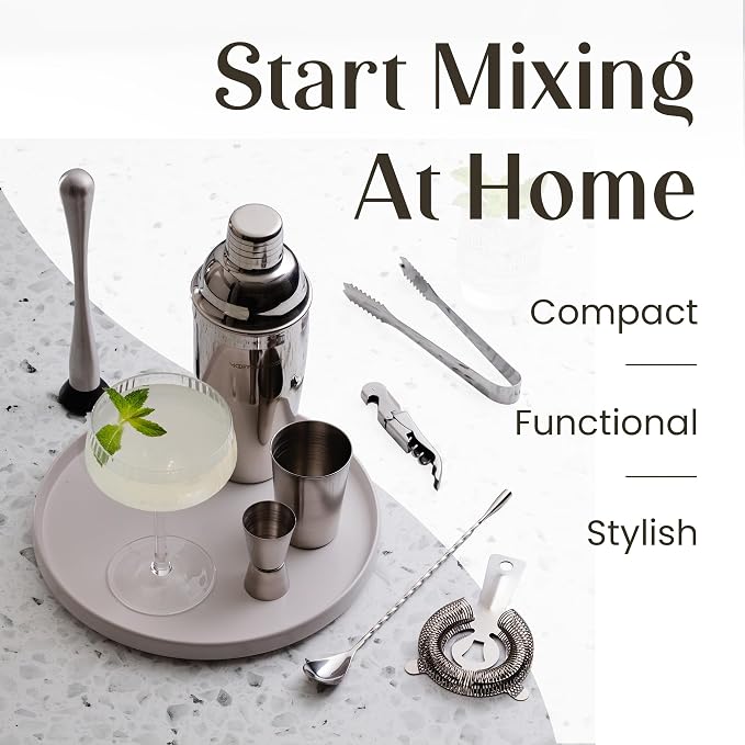 Modern Mixology Pro-Graded Cocktail Shaker Set - Image 4