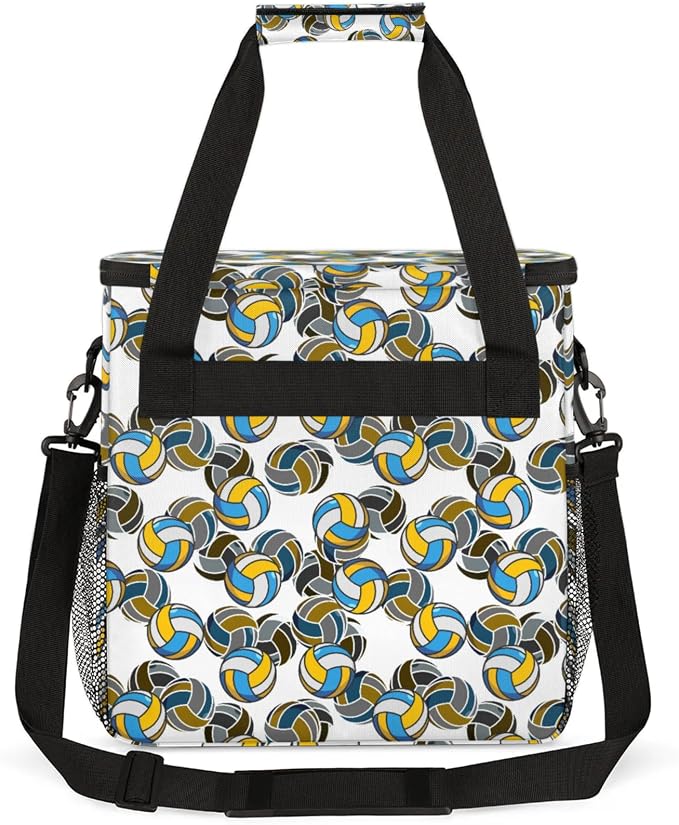Volleyball Coffee Maker Travel Bag, Volleyball Large Carrying Storage Case - Image 5