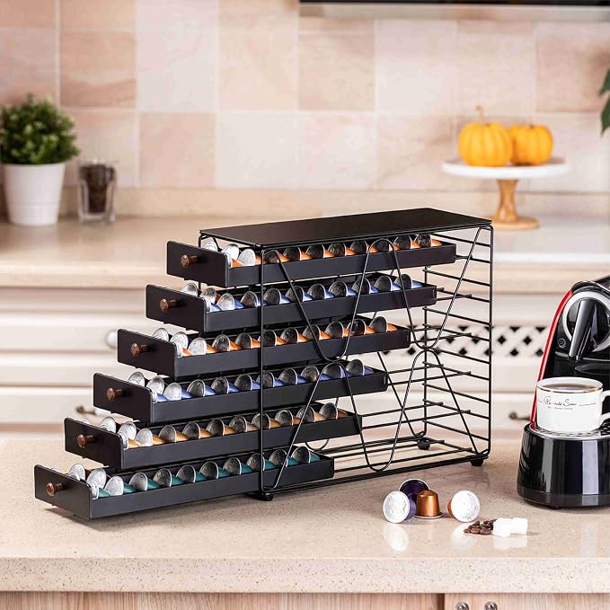 ZCDCP Coffee Pod Holder, 6 Tiers Coffee Pod Drawer - Image 6