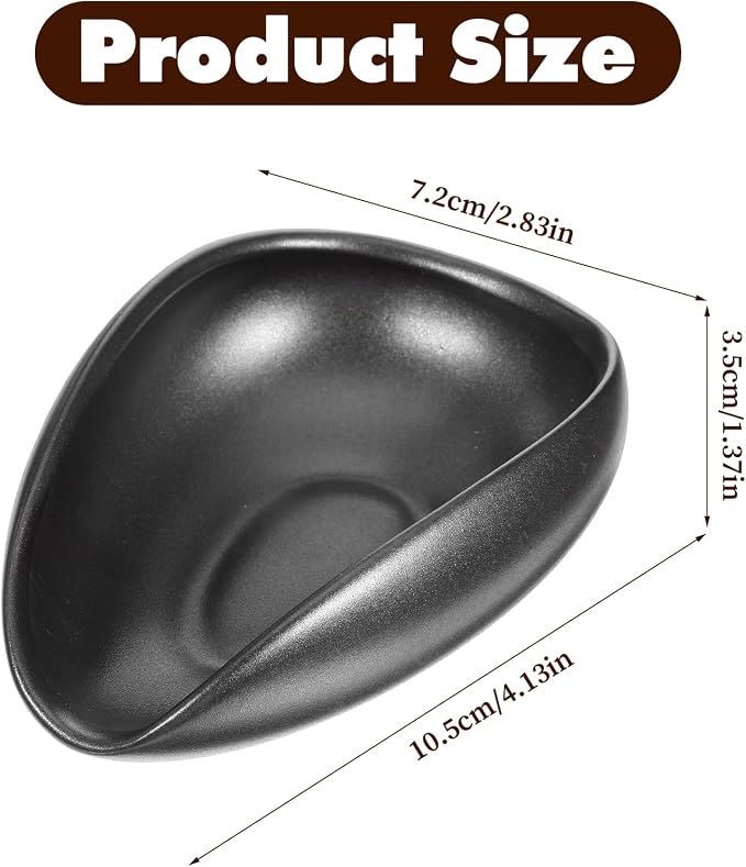 Coffee Bean Dosing Cup Ceramic Single Dosing Tray Espresso Bean Weighing Bowls - Image 2