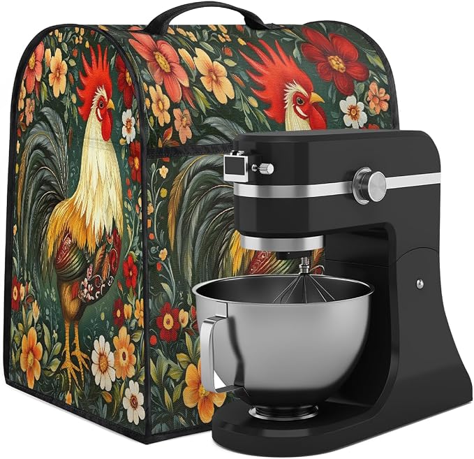 Rooster Kitchen Aid Mixer Cover Compatible Stand Mixer Dust Cover | Flower - Image 2