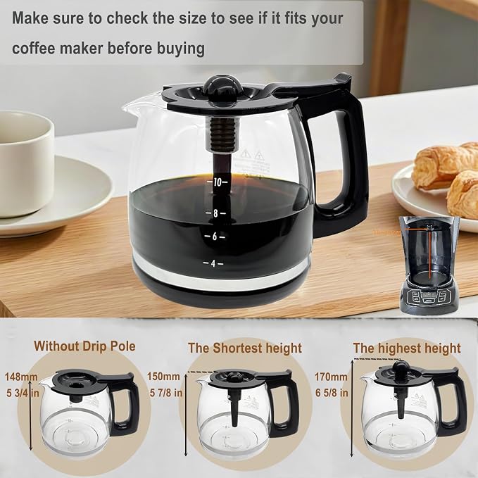 Replacement Coffee Carafe, Compatible - Image 4