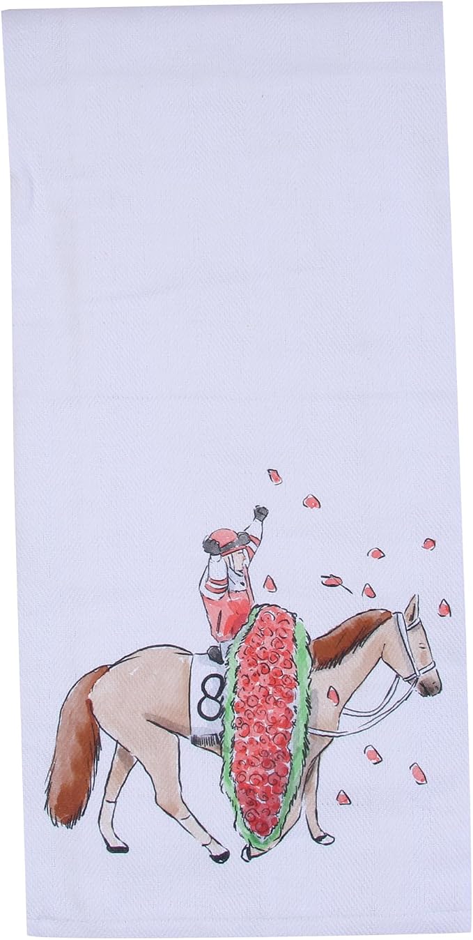 Barrel Down South Derby Horse Racing Tea Towels by BarrelDownSouth