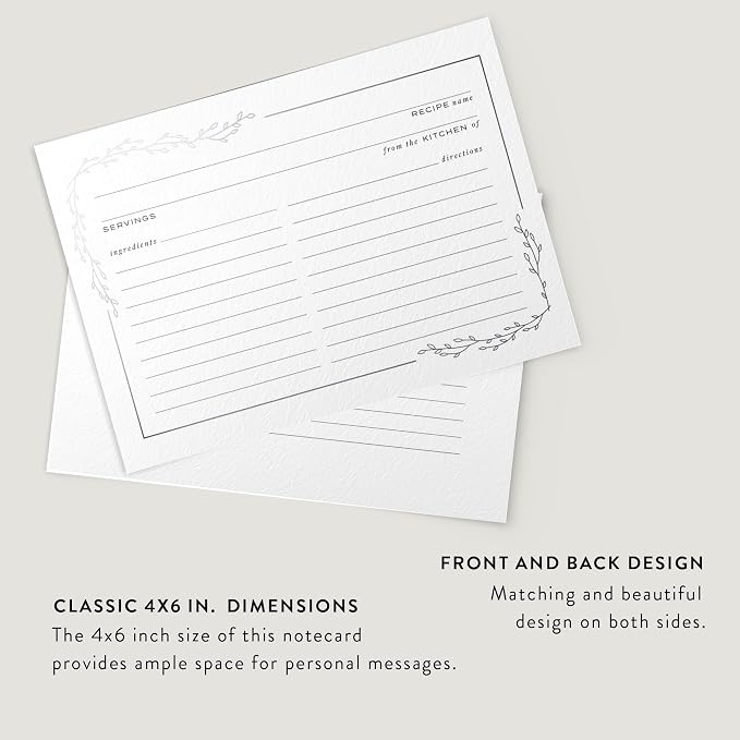 Dashleigh Silver Foil Recipe Cards - Image 5