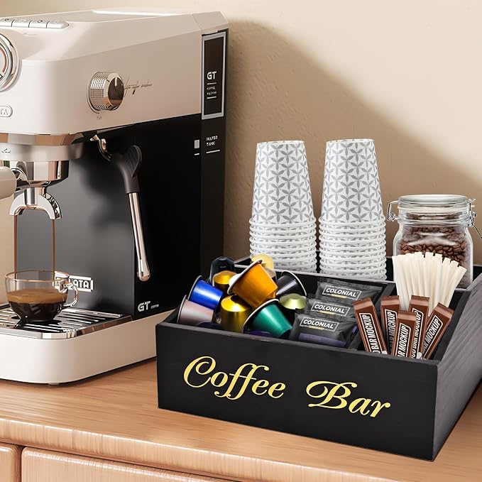 Coffee Station Organizer for Countertop, Coffee Bar Accessories Storage - Image 3