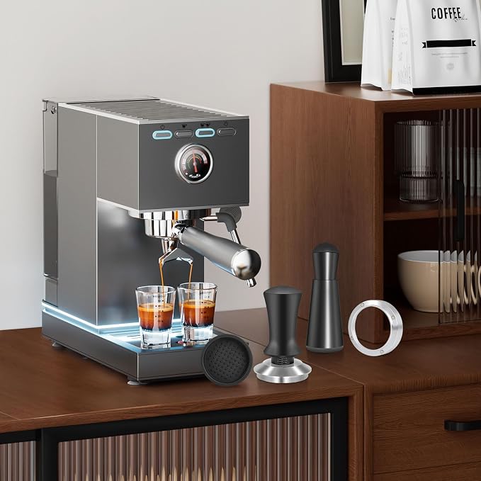 Reoszeank 58mm Espresso Accessories Kit, Spring Loaded Calibrated Tamper - Image 7