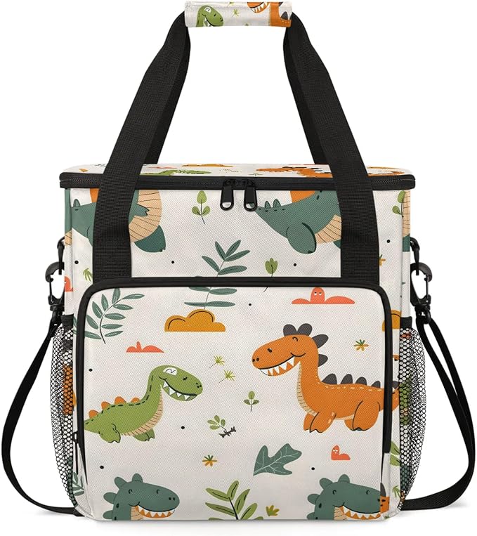 Dinosaur Cute Animal Coffee Maker Carring Bag, Large Insulated Storage by Home