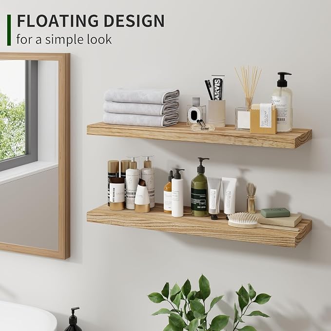 Marsmiles Wood Floating Shelves - Image 3