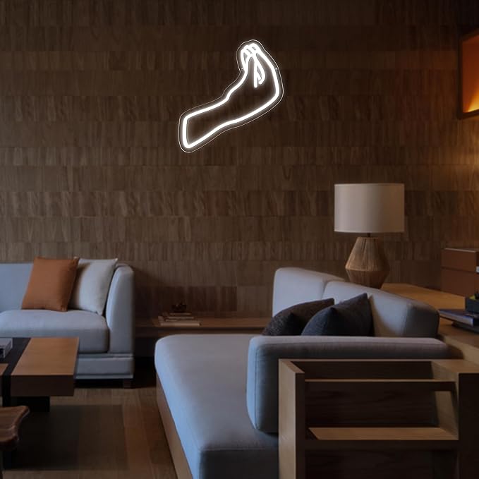 Allball Italian Gesture Neon Sign, USB Powered Dimmable LED Neon Light - Image 5