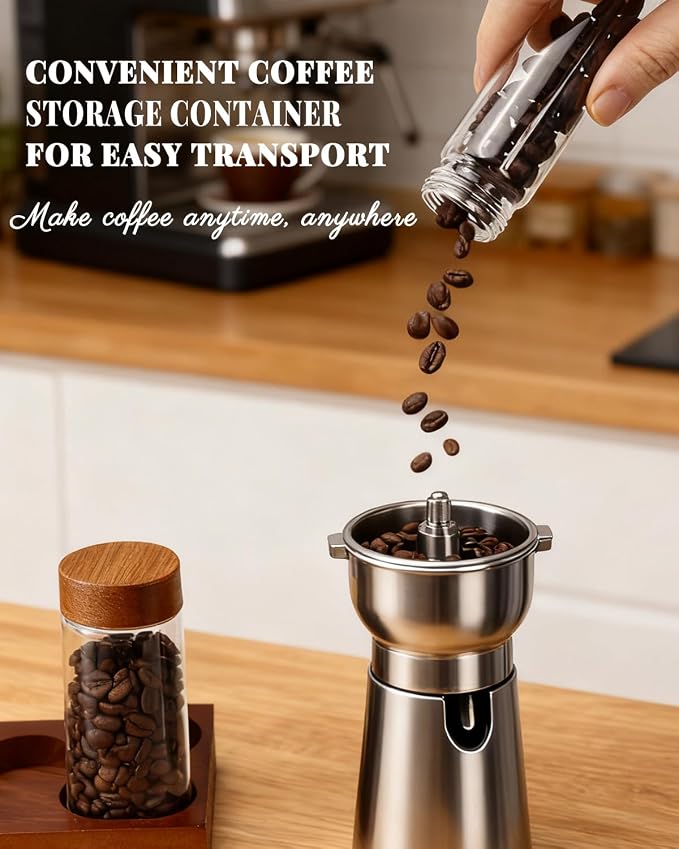 Coffee Bean Storage Tubes Refill Pack – 6pcs 80ml Airtight Glass Coffee Bean - Image 5