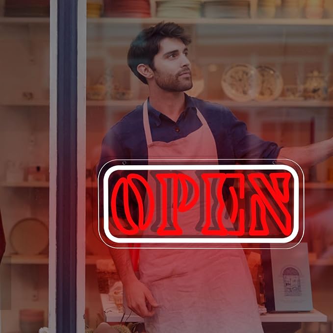 Neon Open Sign for Business LED Neon Open Light Sign Powered by USB - Image 7