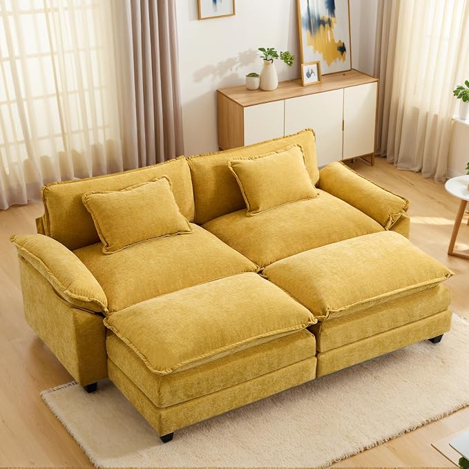 Modular Sectional Sofa, Cloud Couch by OQQOEE