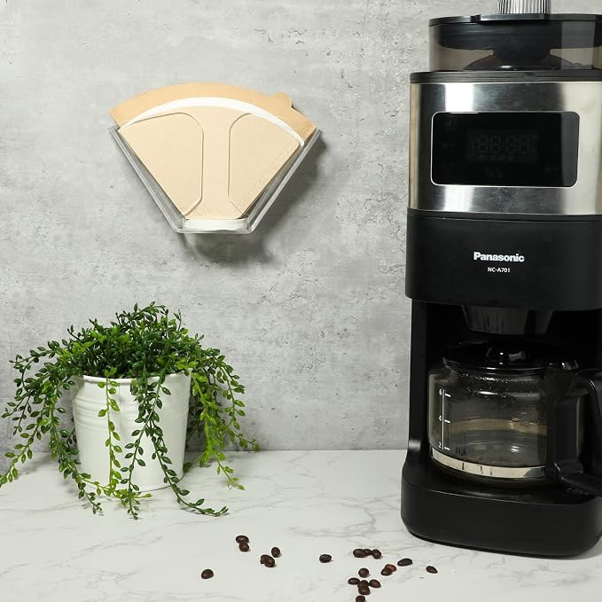Kamehame Coffee Filter Holder, Wall Mount Coffee Filter Dispenser Rack - Image 7