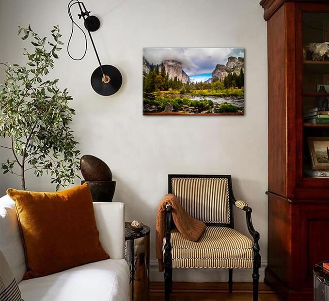 Yosemite Canvas Wall Art for Office Wall Decor National Park Mountain Landscape - Image 4