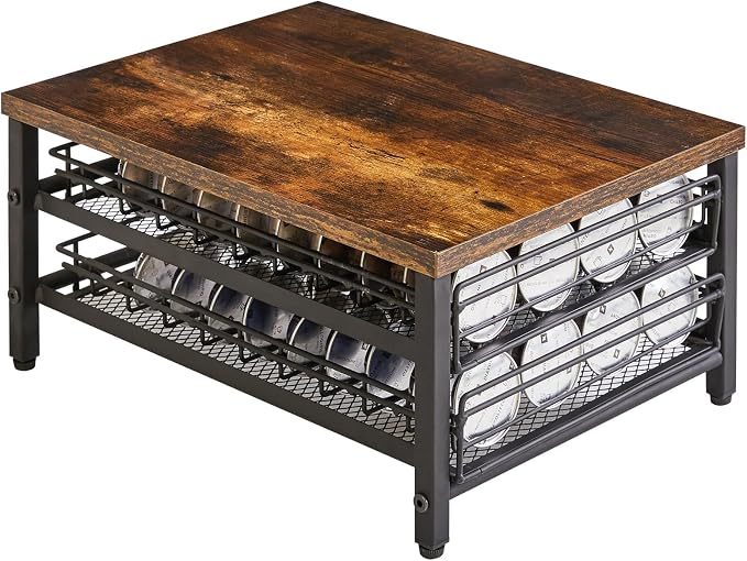 IBUYKE 2-Tie Coffee Pod Drawer Holder, 80 Capsule Pods, Compatible by IBUYKE