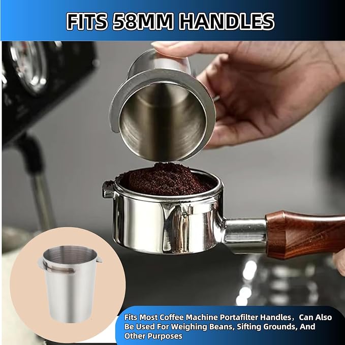 Coffee Dosing Cup 58mm Coffee Powder Cup Coffee Machine Accessories Espresso - Image 4