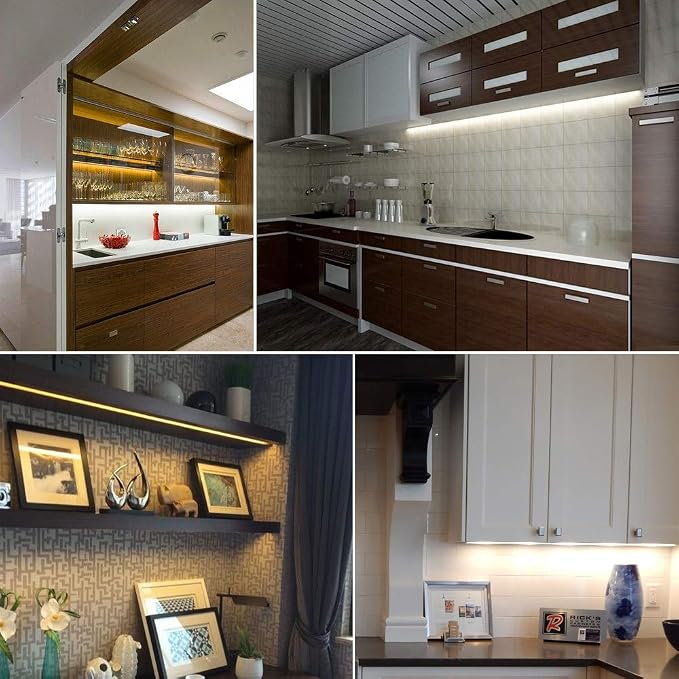 Dimmable Under Cabinet Lighting, RGB LED Light Bar, RF Remote Control Lamp - Image 5