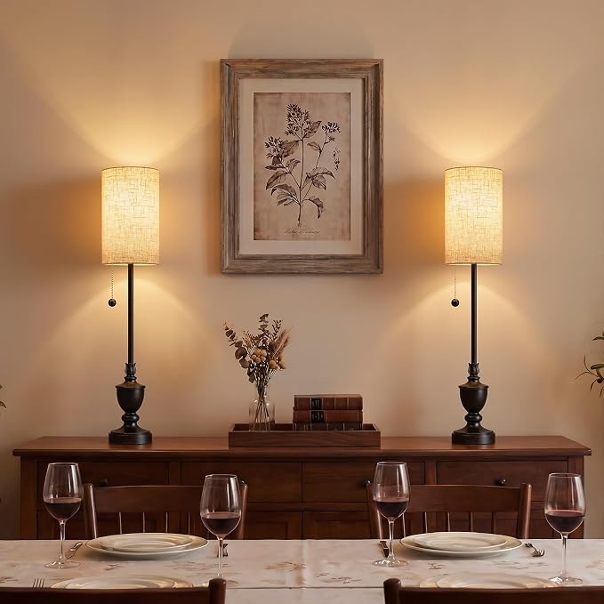 Buffet Table Lamps Set of 2 - Image 4