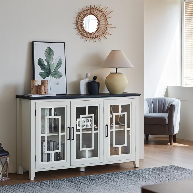 Joaxswe Large Sideboard Buffet Cabinet - Image 3