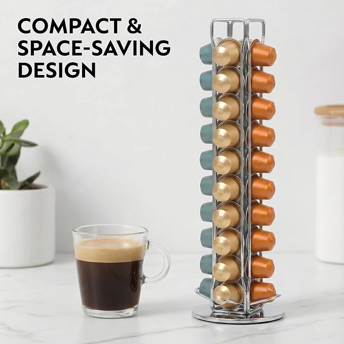Rotating Coffee Pod Holder for Nespresso OriginalLine, 360° Swivel Coffee - Image 6