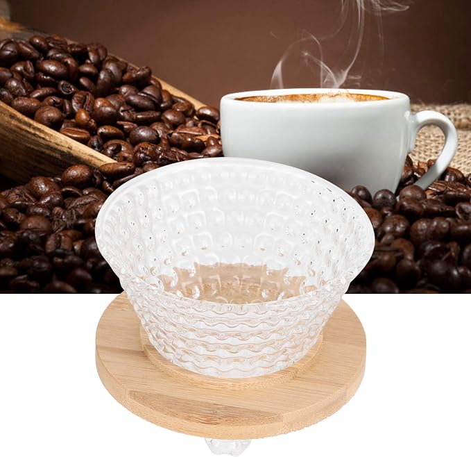 Pour Over Coffee Dripper Coffee Funnel, Coffee Filter Cone Cone Glass Pour Over - Image 5