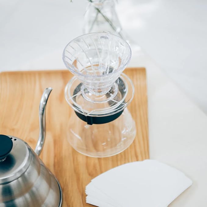 HARIO VDR-01-T Transparent Dripper 01 Clear Coffee Hand Drip - Image 4