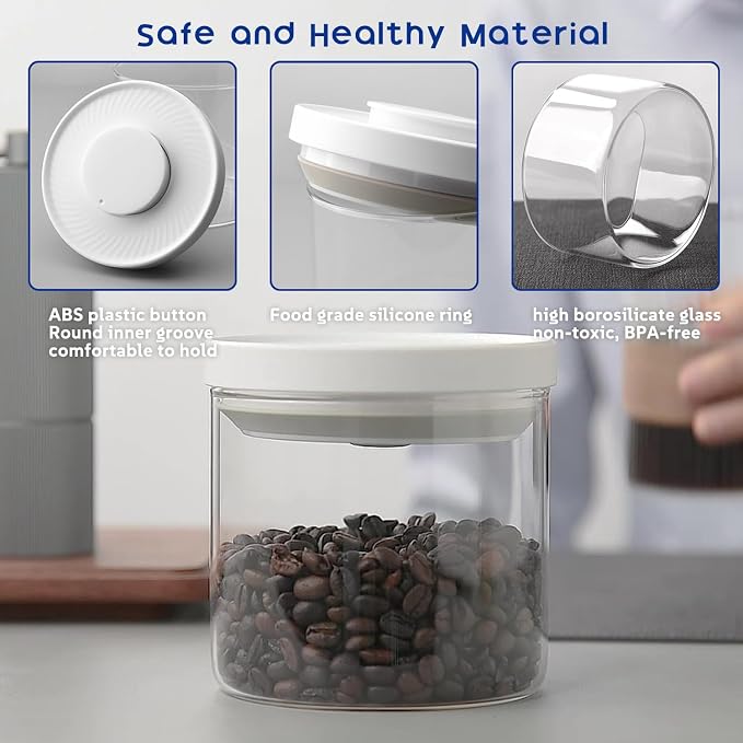 Airtight Coffee Bean Storage Canister - Image 4