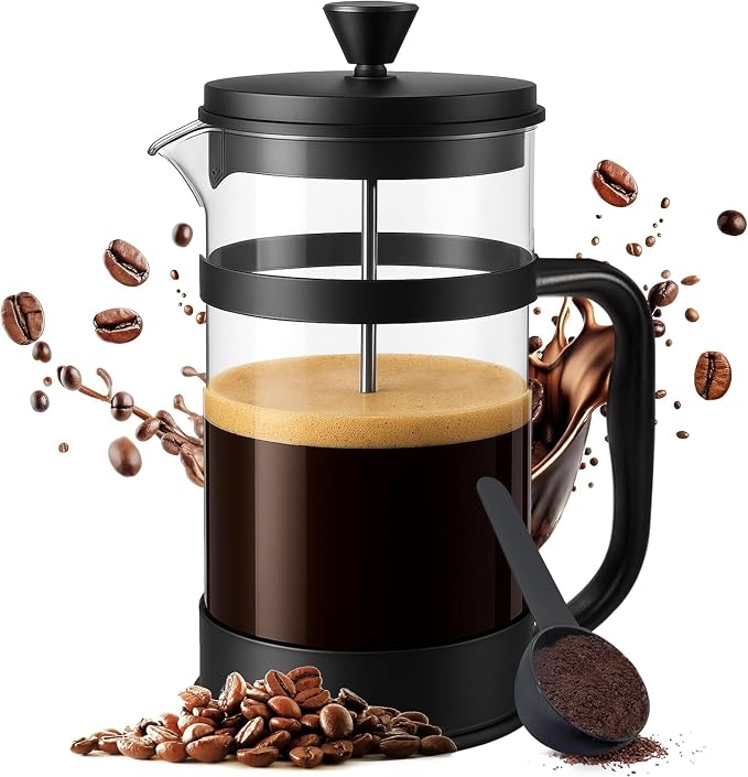 Utopia Kitchen Borosilicate Glass French Press Coffee Maker 21 Oz, by UTOPIAKITCHEN