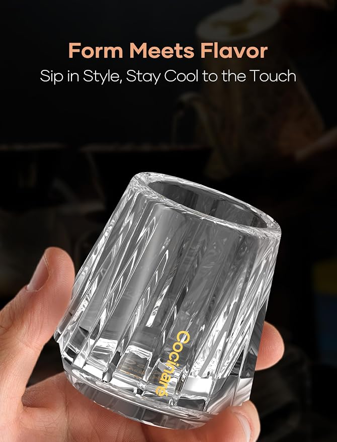 Cocinare Espresso Cups Set of 2, Crystal Clear Espresso Shot Glasses, Ideal - Image 8