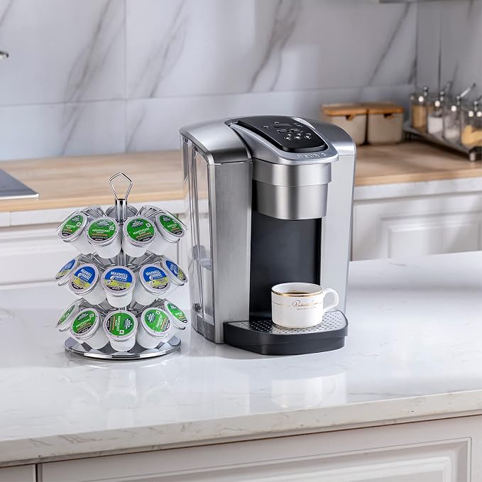 K cup Holder Storage Coffee Capsules Pod Holder Carousel 3 Tier Compatible - Image 6