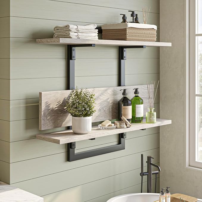 Bestier Floating Shelves for Wall, 32 inch Kitchen Shelves Wall Mounted - Image 3