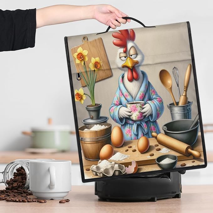 Rooster Kitchen Aid Mixer Cover Compatible Stand Mixer Dust Cover | Funny - Image 9