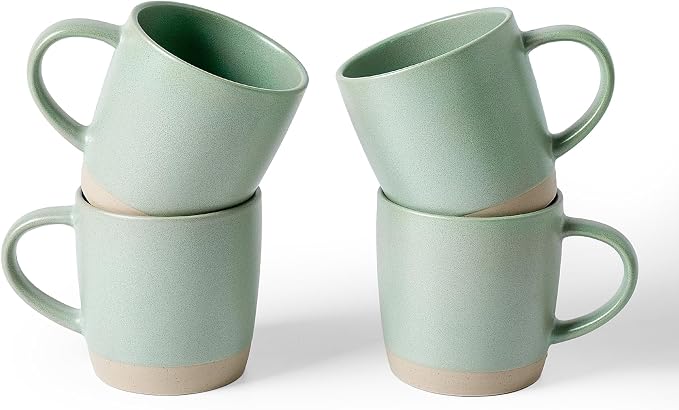 famiware Coffee Mugs Set of 4, Milkyway 13 oz Mug Set, Ceramic Cup Set by Famiware