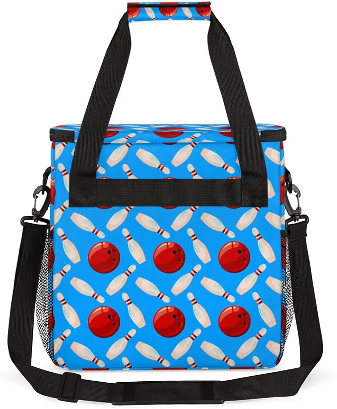 Bowling Ball Coffee Maker Travel Bag, Bowling Ball Large Carrying Storage Case - Image 5