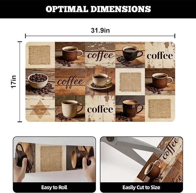 Dish Drying Mat Large Coffee Mat Absorbent Drying Mat - Image 6