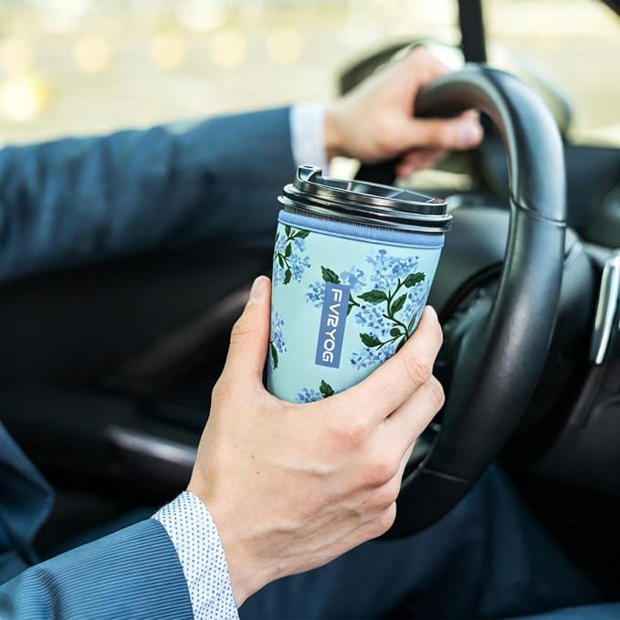 Reusable Insulated Neoprene Iced Coffee Sleeves - Image 3