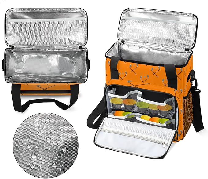 Golf Coffee Maker Travel Bag, Golf Large Carrying Storage Case Insulated - Image 3