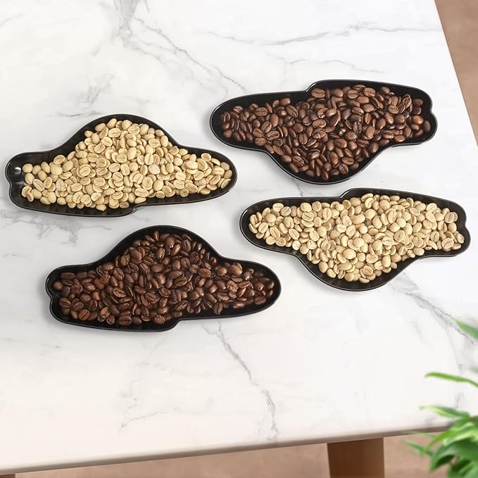 Coffee Bean Cupping Tray 6 Pack Cloud Shape Espresso Dosing Tray Scale Coffee - Image 5