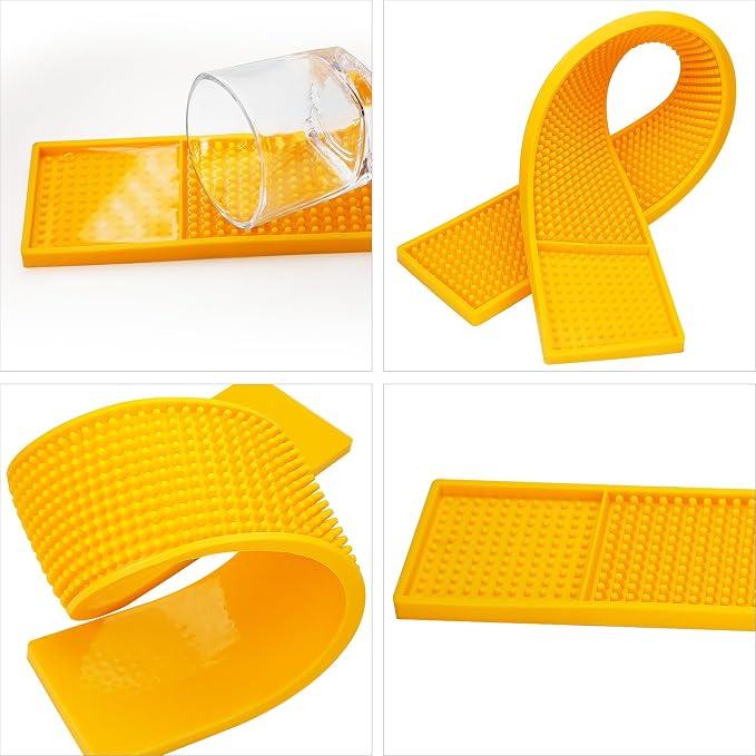 2Pcs Spill Bar Mats | Drying, Durable and Stylish Spill Mats - Image 3
